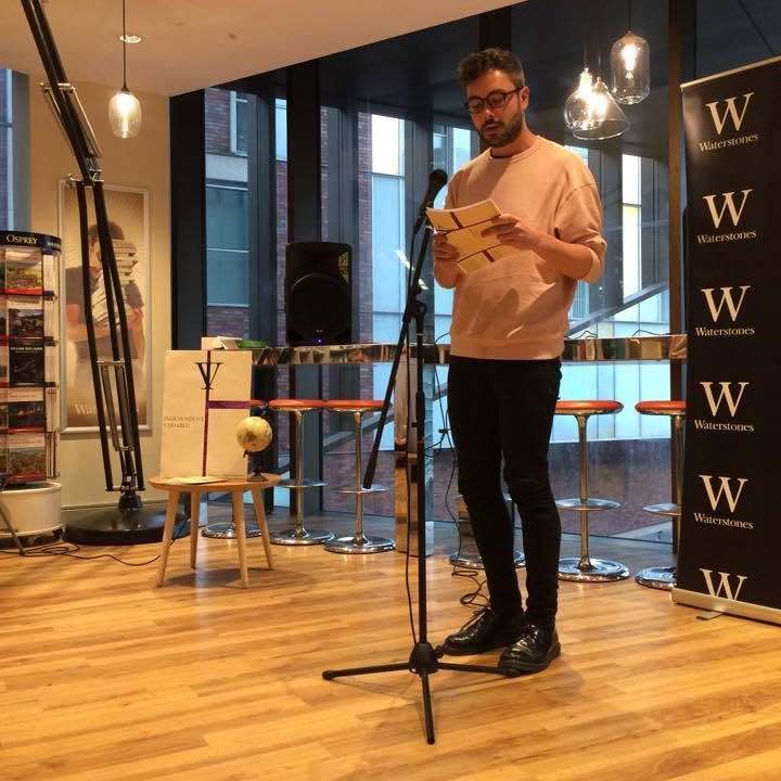 Seán Hewitt reading at IV Anthology launch